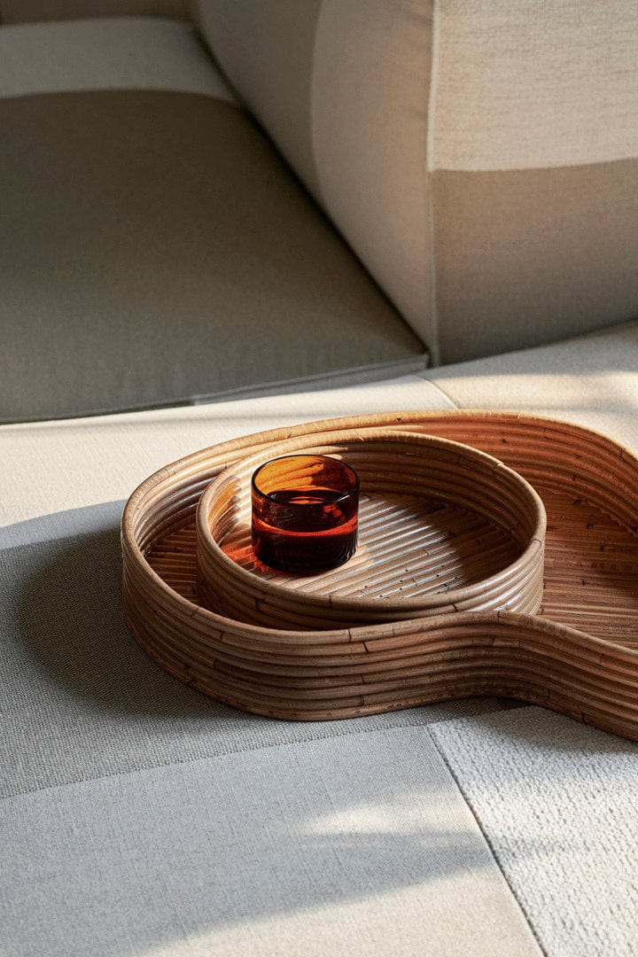 Isola Trays - Set of 2 - Natural Stained ferm LIVING FL-1104267459 FINICC