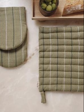 Ito - Set of 2 | Grydelapper i Seaweed L 24 cm x B 16 cm ferm LIVING FL-1104270143 FINICC