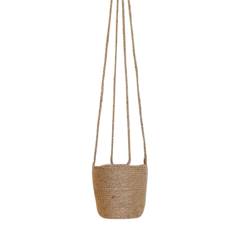 Jute | Hængepotte - Natur Ø 16 cm x H 16 cm MOUD Home MH-210901 FINICC