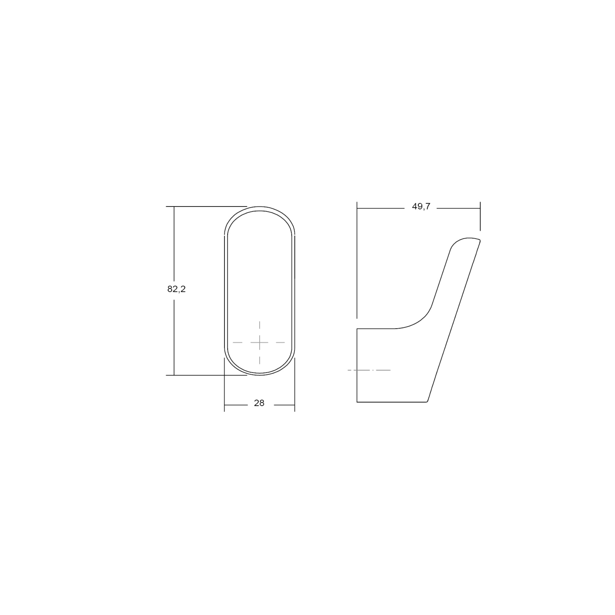 Luv Wood | Knage i Eg Lakeret H 82,2 mm x D 49,7 mm Viefe FINICC