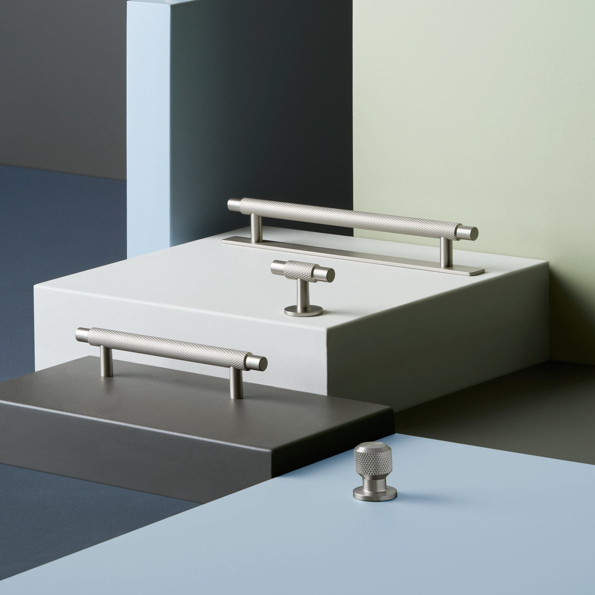 Manor T-Bar | Greb/Knop i Rustfrit Stål Finish L 54 mm x D 39 mm Furnipart FINICC