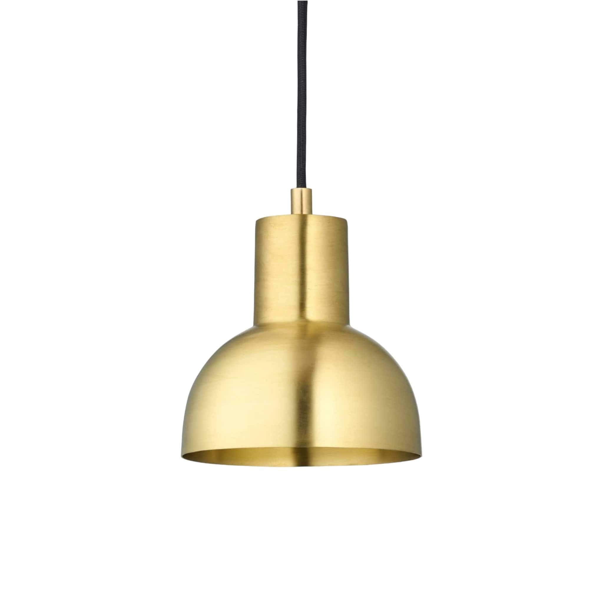 Mini | Pendel i Mat Messing Uden lak Ø 13,5 cm x H 14 cm H. Skjalm P. FINICC