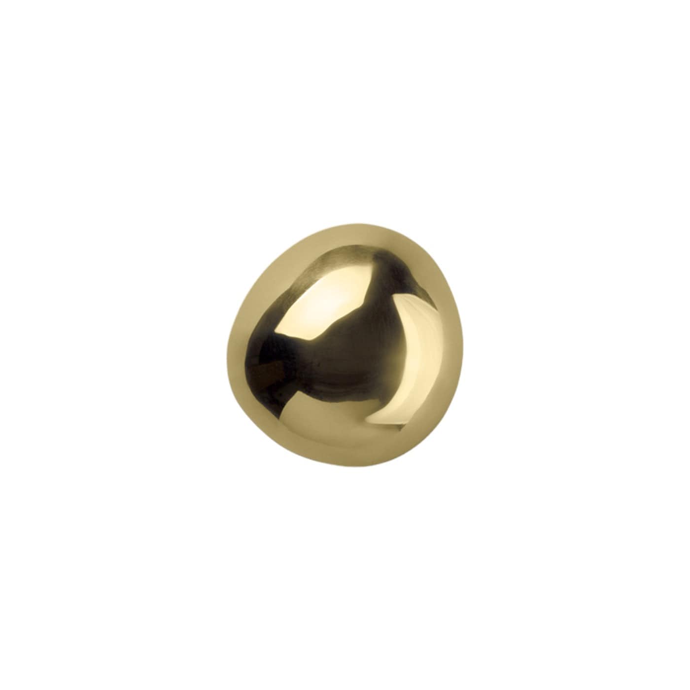 Mushroom | Knop/Knage i Blank Messing Uden lak Ø 38 mm x D 35 mm ferm LIVING FINICC