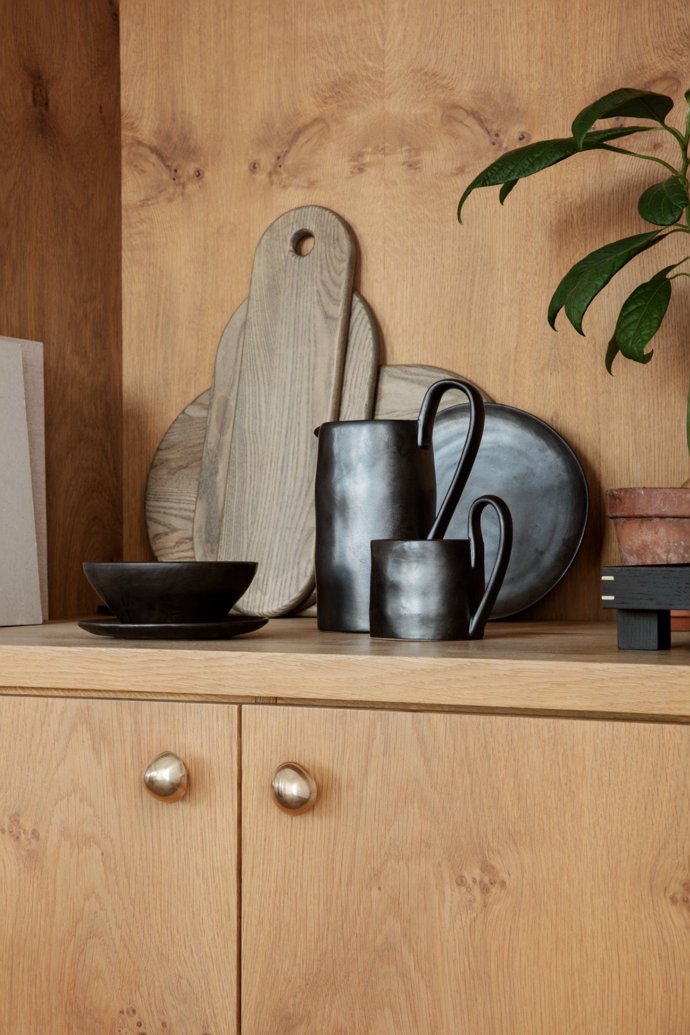 Mushroom | Knop/Knage i Blank Messing Uden lak Ø 38 mm x D 35 mm ferm LIVING FINICC