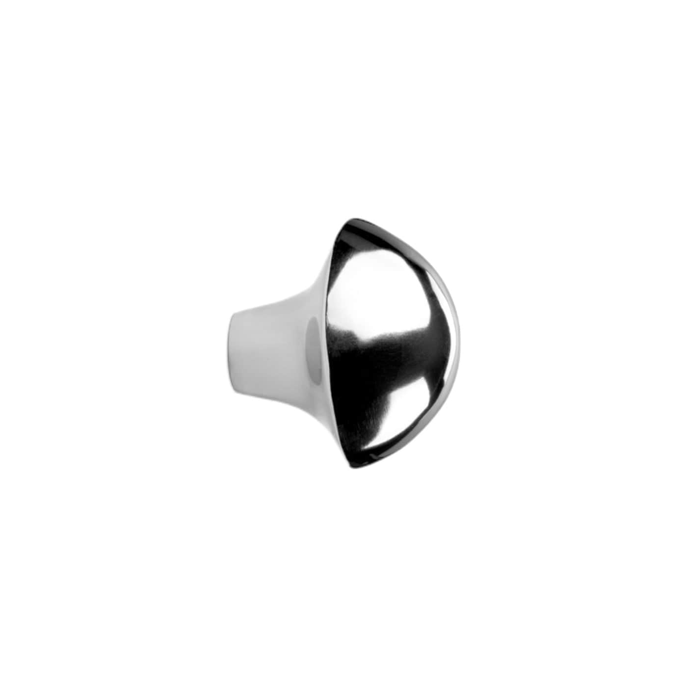 Mushroom | Knop/Knage i Blank Rustfrit Stål Ø 38 mm x D 35 mm ferm LIVING FINICC