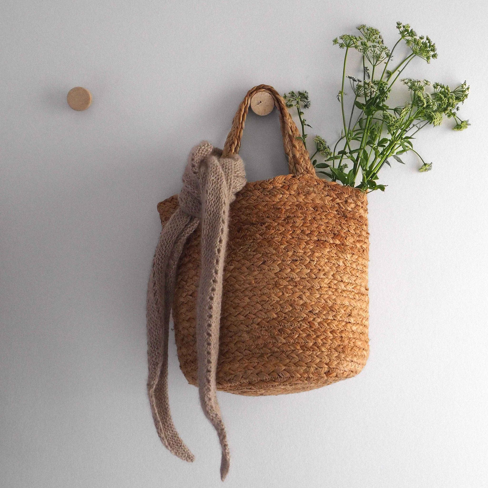 Musling | Knop/Knage i Travertin (natursten) Ø 33 mm x D 20 mm Wabi Sabi Nordic FINICC