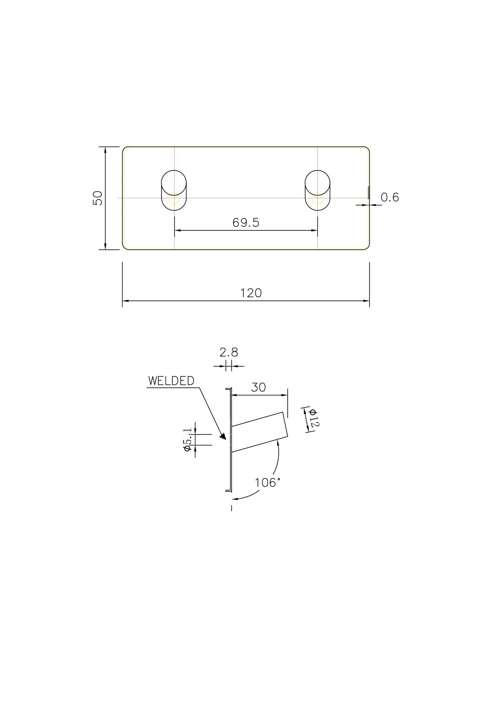 Nantes 2 | Håndklædekrog i Blank Krom Theofils TF-17000008 FINICC