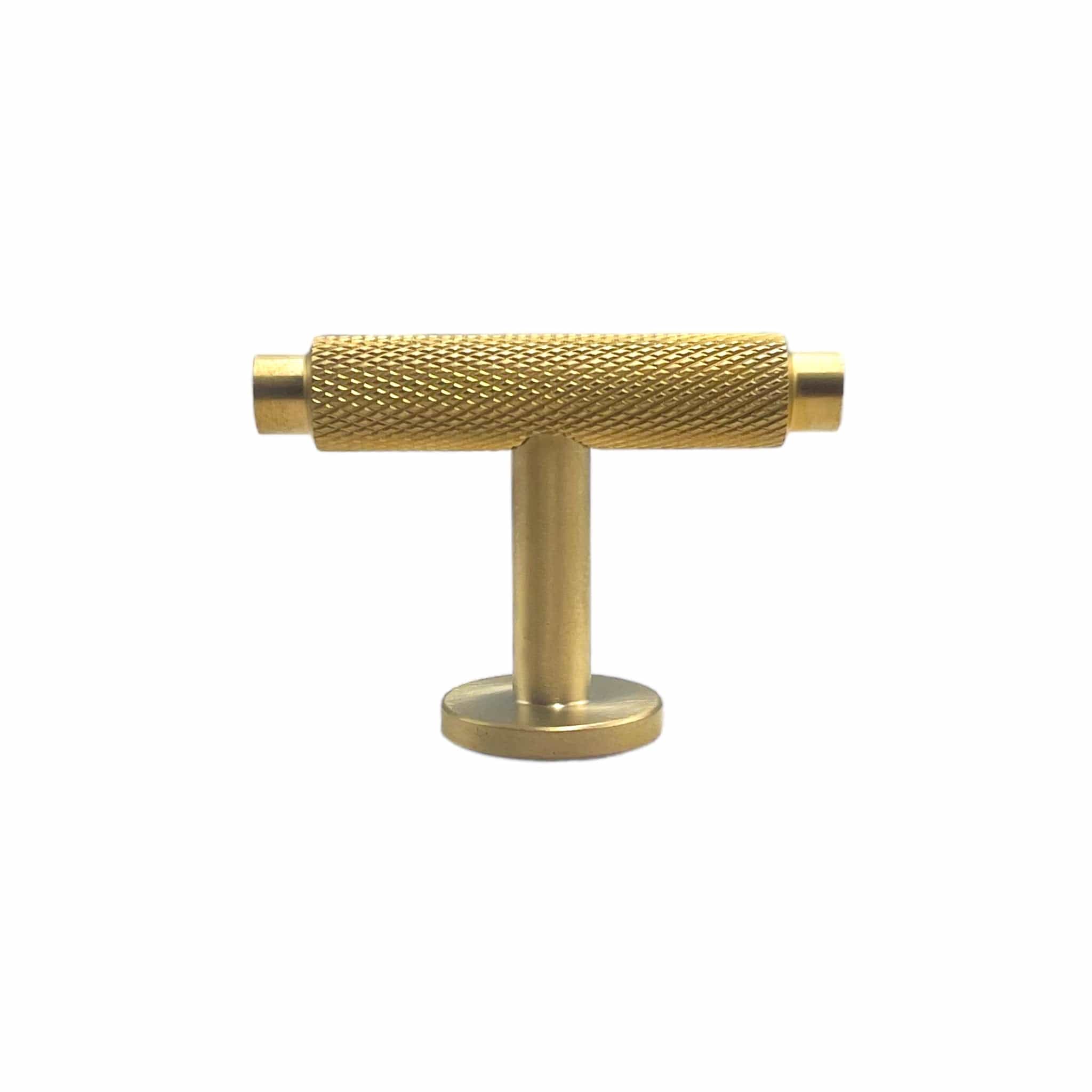 Nørrebro | Greb/Knop i Børstet Messing med lak L 50 mm x D 36 mm Copenhagen Home Design FINICC