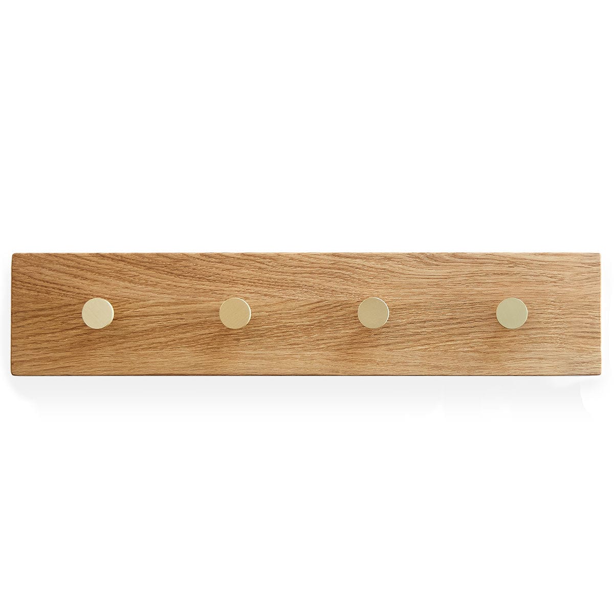 Oak Row | Knagerække i Eg/Messing L 50 cm x B 10 cm MOUD Home FINICC