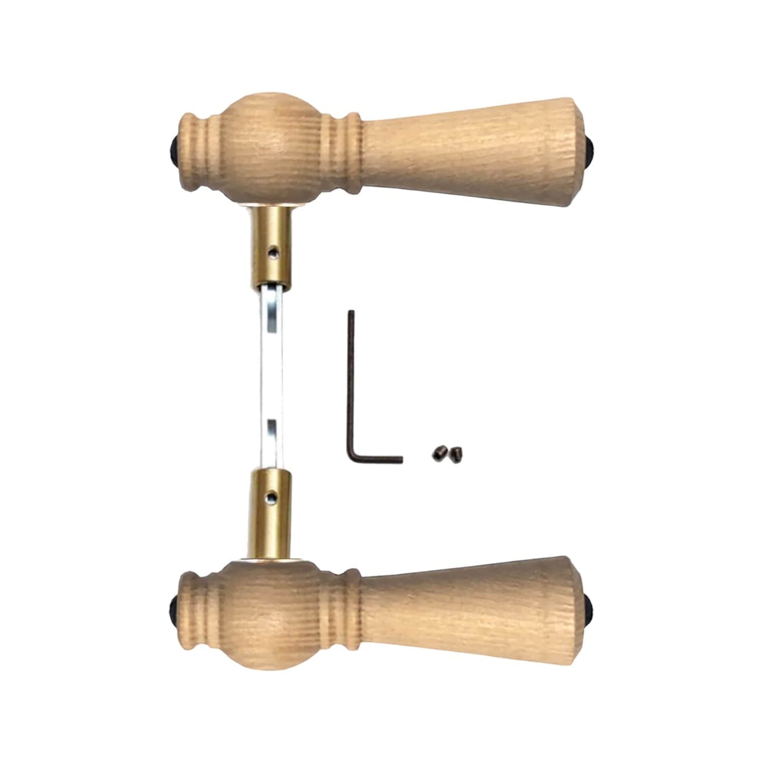 Østerbro Dørgreb - Ask Natur - uden rosetter og nøgleskilte (2 stk) Sibes KC-205253 FINICC