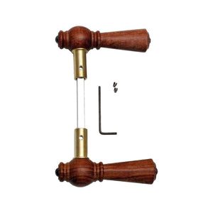 Østerbro Dørgreb - Mahogni - uden rosetter og nøgleskilte (2 stk)