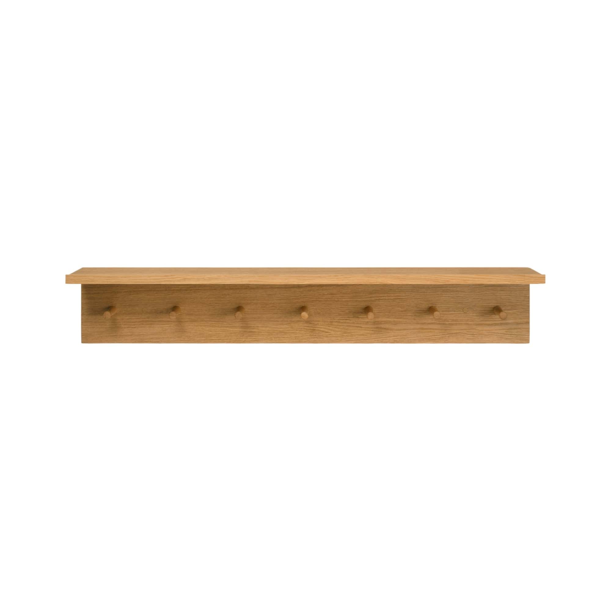 Place Rack | Knagerække med hylde i Eg Large (Længde 105 cm) ferm LIVING FL-1104265690 FINICC