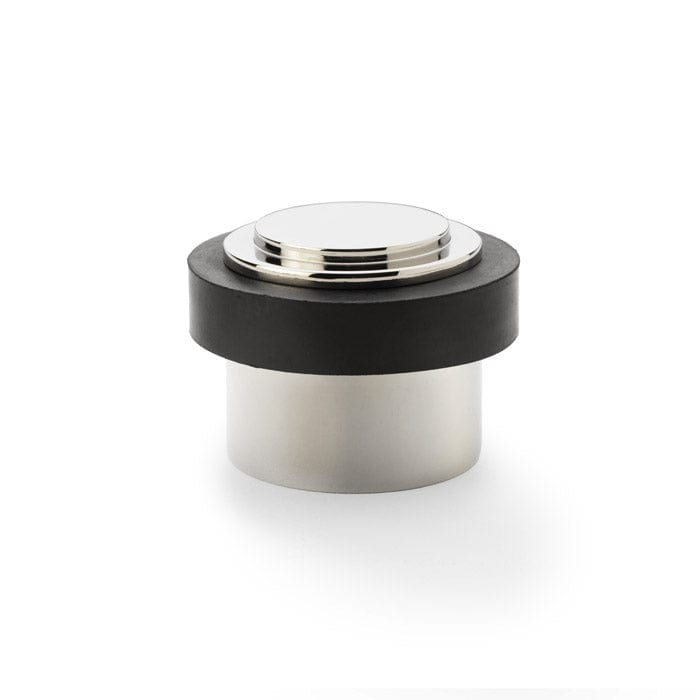 Plain Floor | Dørstopper i Blank Nikkel Ø 50 mm x H 35 mm Alexander & Wilks AW603PNPVD FINICC