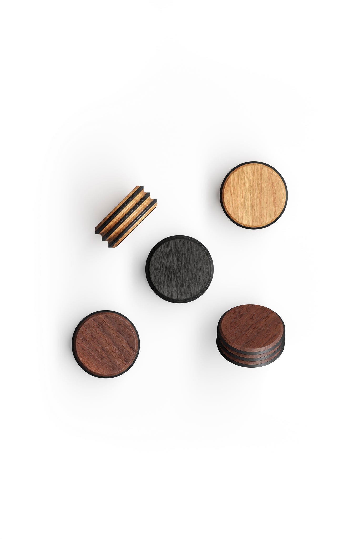 Pulse | Dørstopper i Lakeret Eg Ø 66 mm x H 27 mm Viefe VF-8014065W16 FINICC