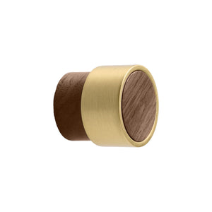 Radio | Knop i Lakeret Valnød/Messing