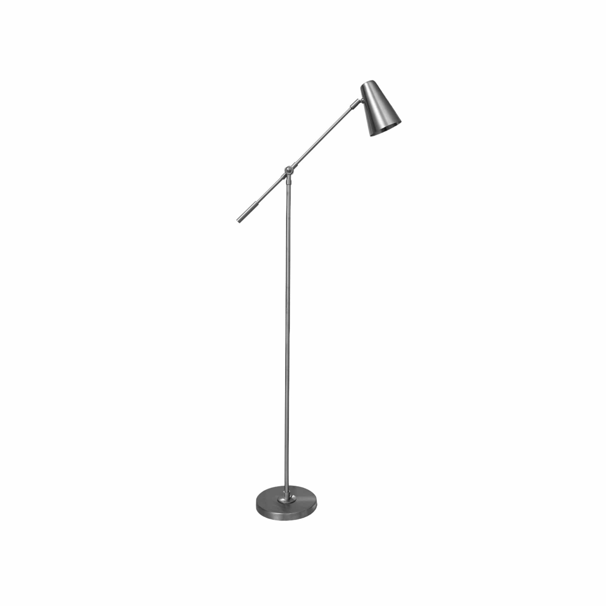 Ramo | Gulvlampe i Mat Stål Ø 25 cm x H 140 cm H. Skjalm P. FINICC