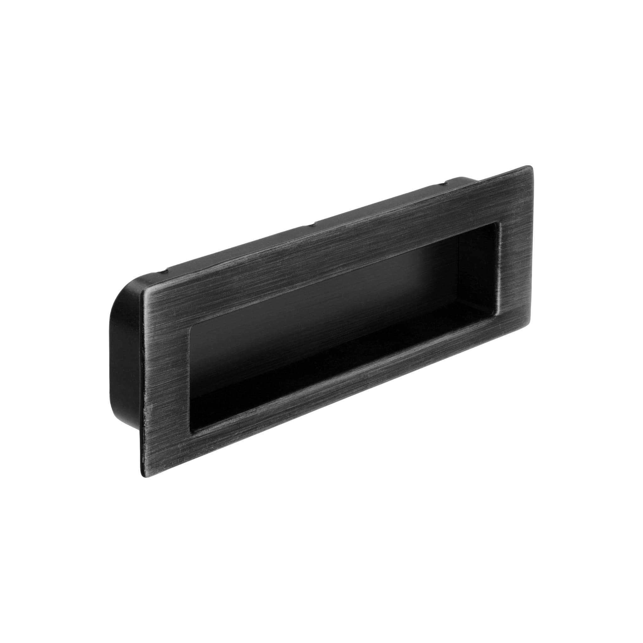 Rect | Indfræsningsgreb i Antik Tin L 112 mm (C/C 96 mm) SIRO SR-2382-112ZN75 FINICC