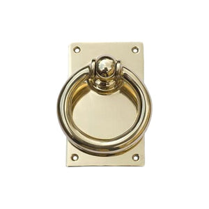 Ring 251 | Dørhammer i Blank Messing Med lak