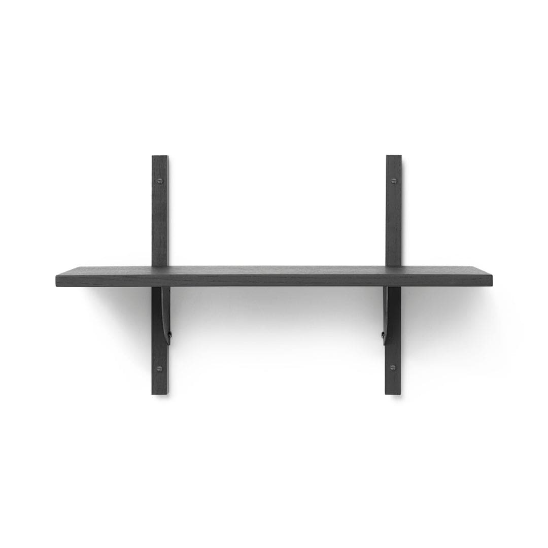 Sector Shelf Single/Narrow - Black Ash/Black Brass ferm LIVING FL-1103542858 FINICC
