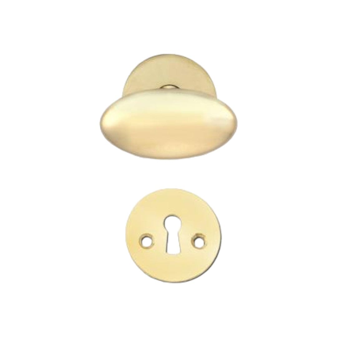 Sletten | Dørhåndtag i Blank Messing uden Lak Et Al KC-200151 FINICC