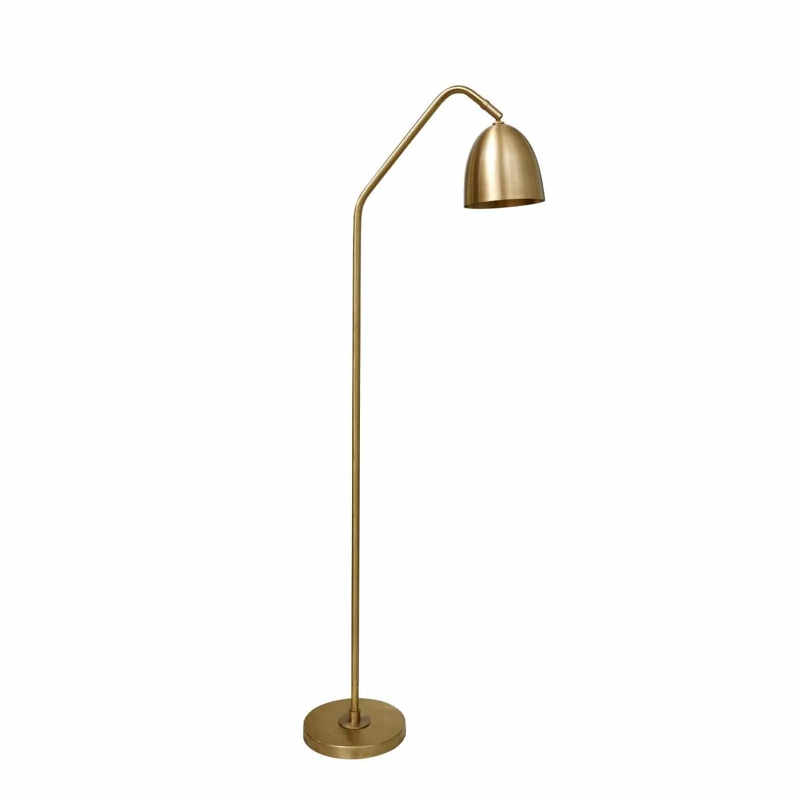 Soft | Gulvlampe i Børstet Messing Uden lak Ø 25 cm x H 156 cm H. Skjalm P. FINICC