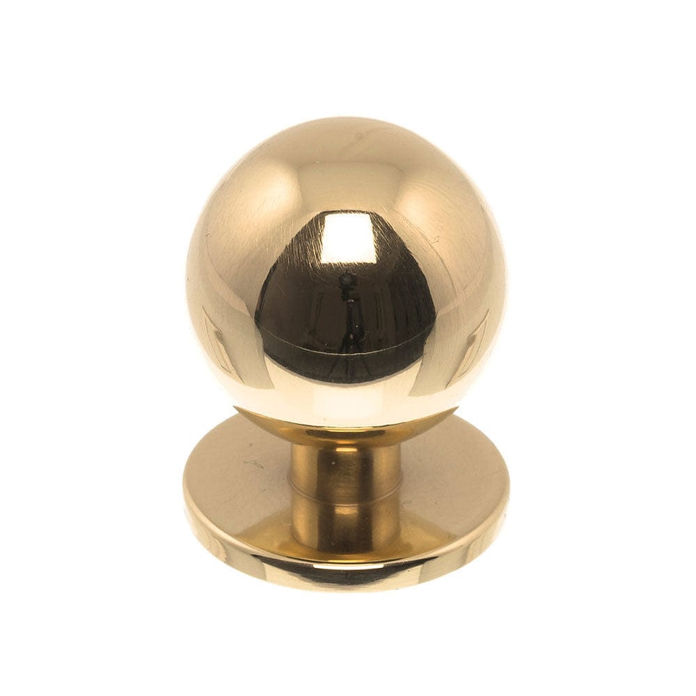 Solliden | Knop i Blank Messing uden Lak Ø 25 mm x D 31 mm Et Al FINICC