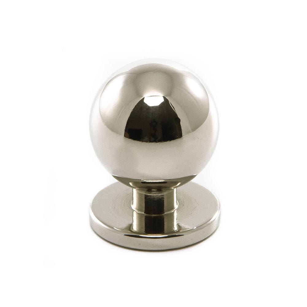 Solliden | Knop i Blank Nikkel Ø 20 mm x D 27 mm Et Al FINICC