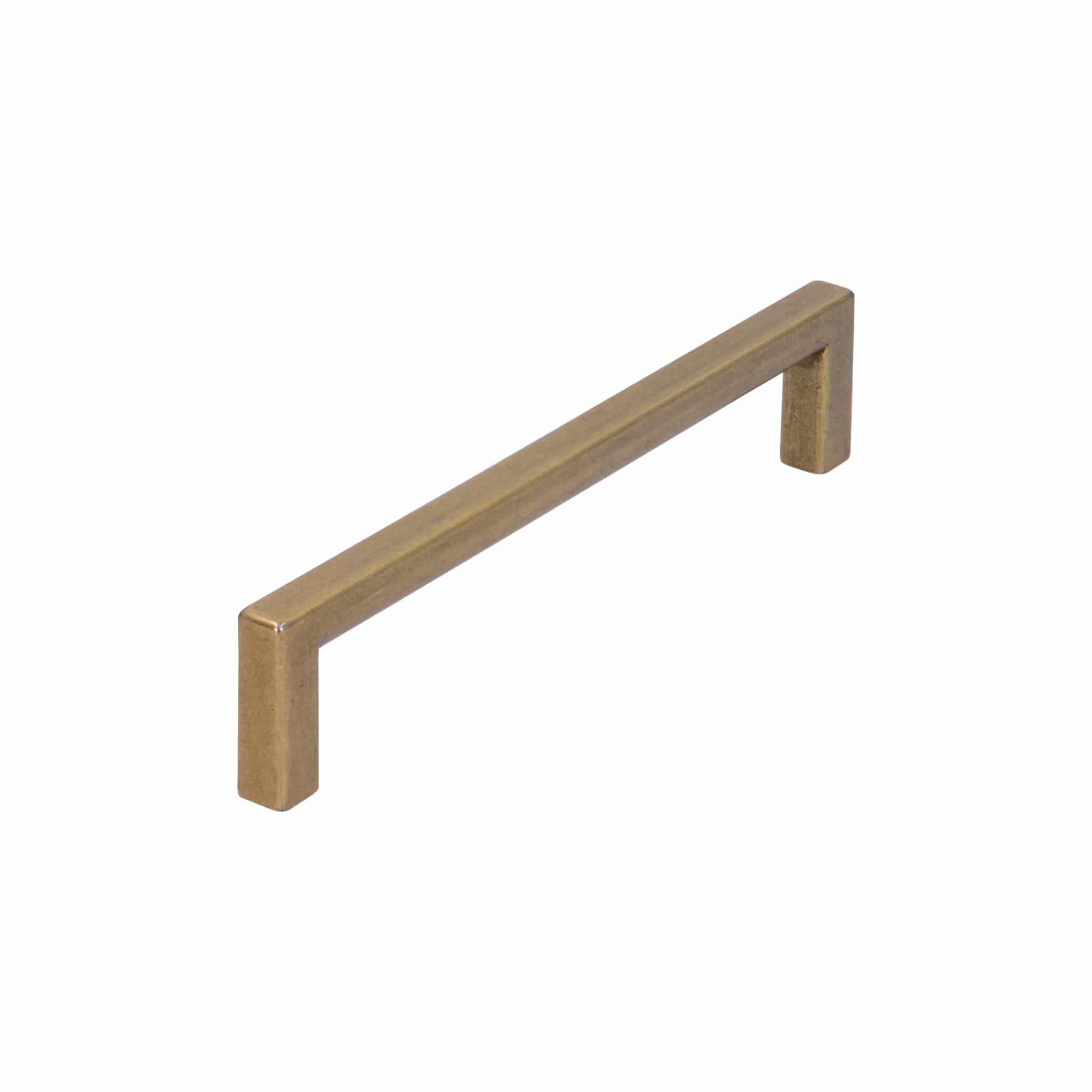 Square Slim | Greb i Antik Messing/Guld Finish L 136 mm (C/C 128 mm) SIRO FINICC