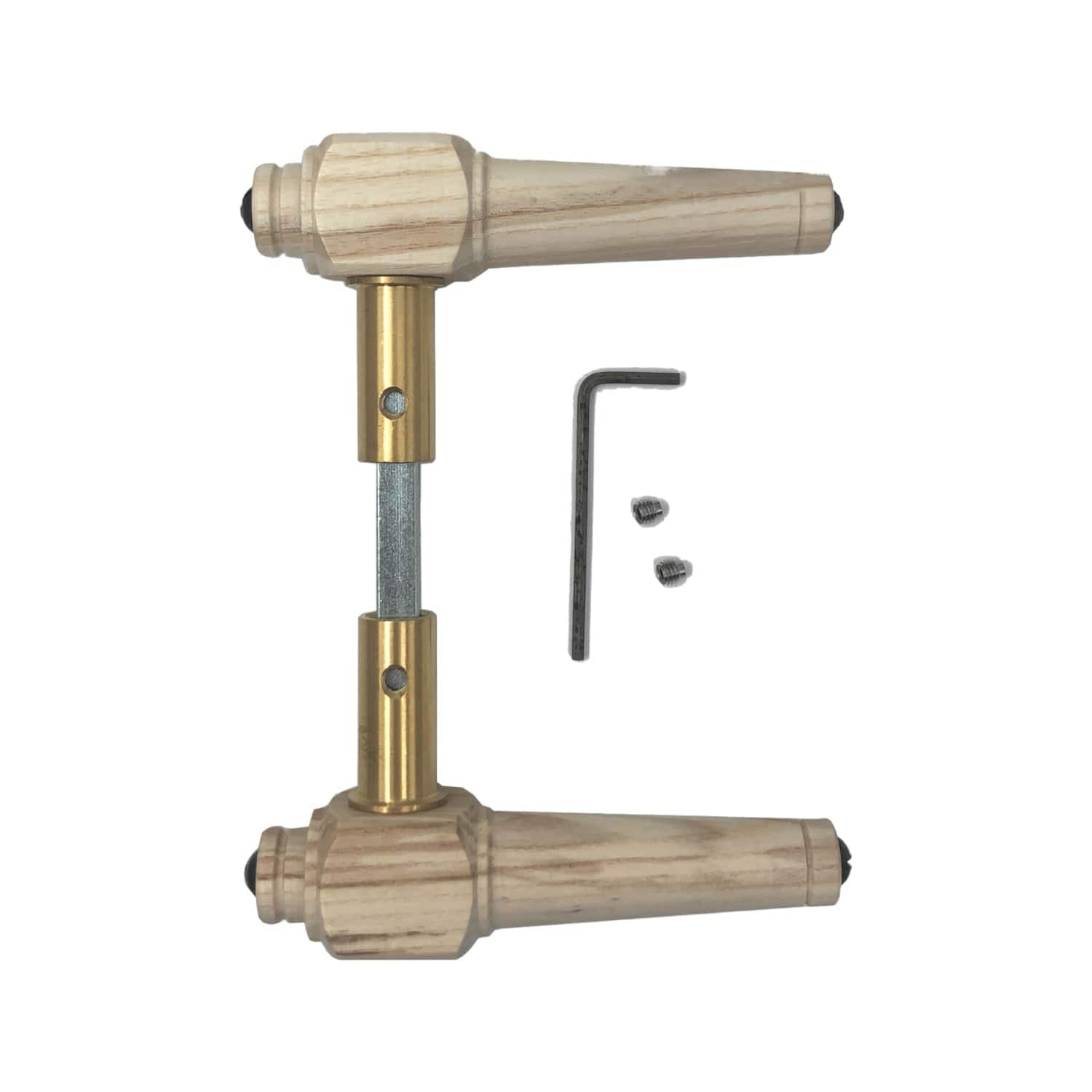 Svanemølle Dørgreb - Ask Natur - uden rosetter og nøgleskilte (2 stk) Sibes KC-205257 FINICC