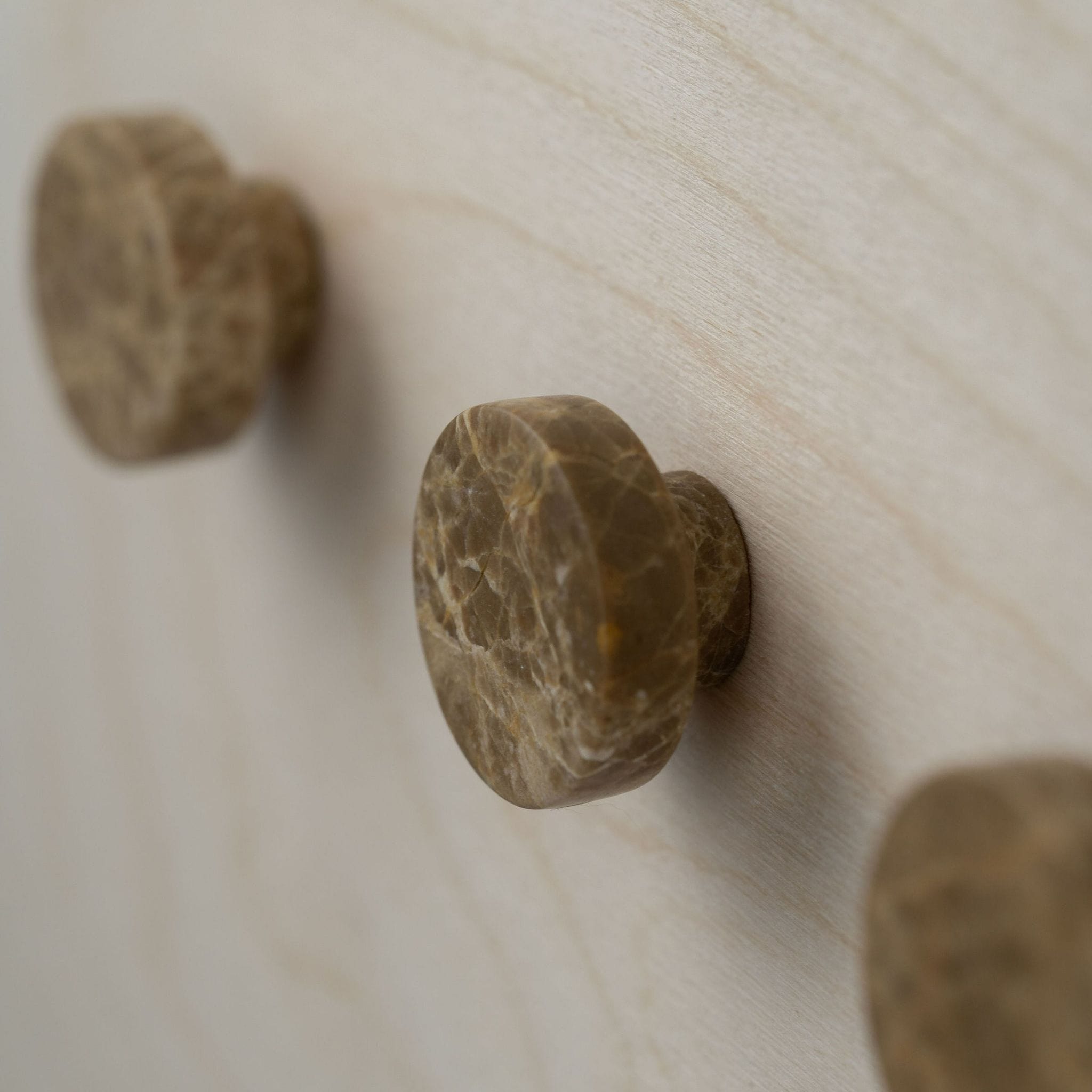 Terra | Knop/Knage i Marmor Ø 33 mm x D 30 mm Wabi Sabi Nordic FINICC