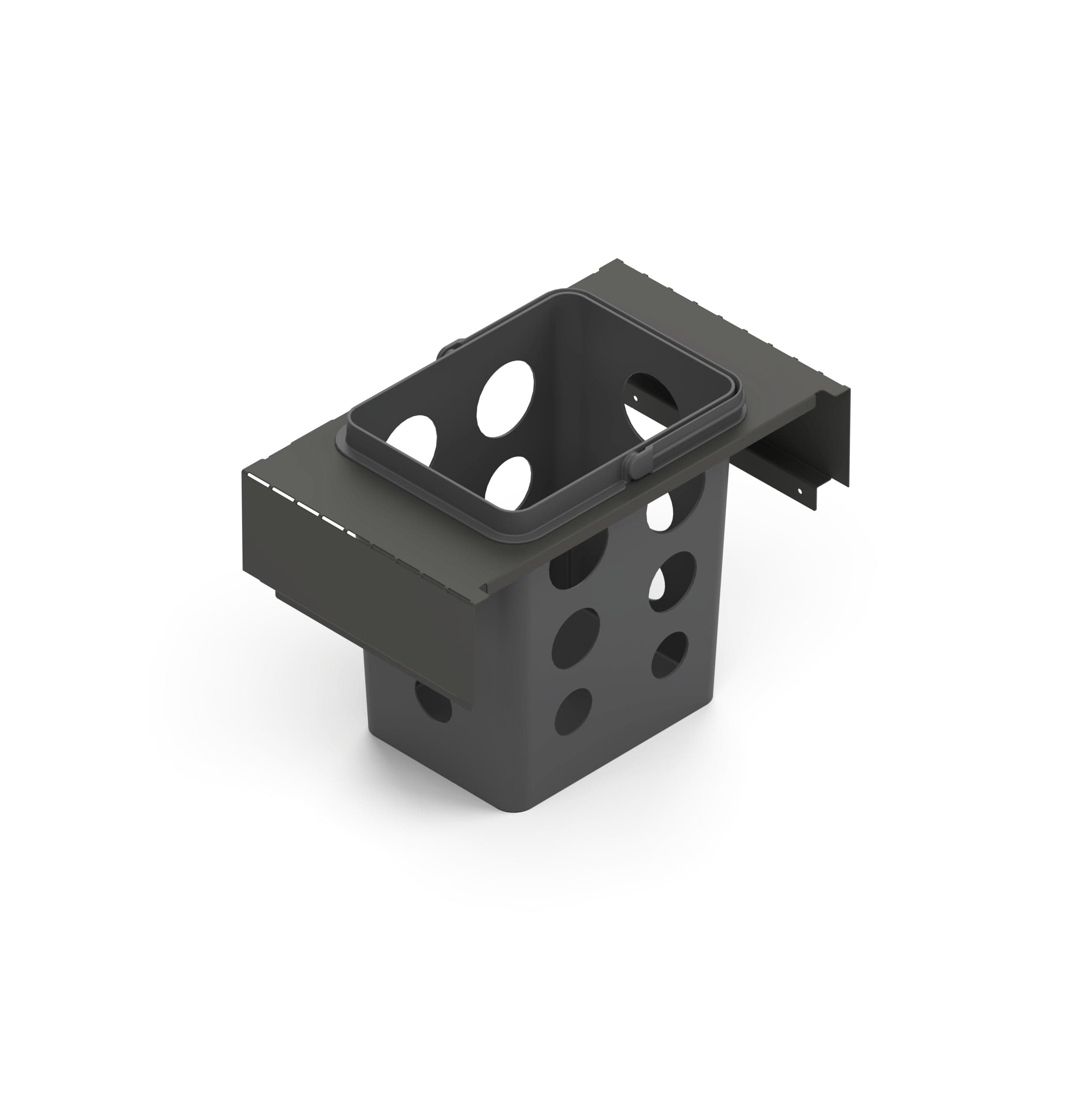 Toledo 40x35 | Affaldssystem til 40 cm skuffe inkl. 1x7 liters spande (systemdybde 35 cm) Theofils TF-630022 FINICC