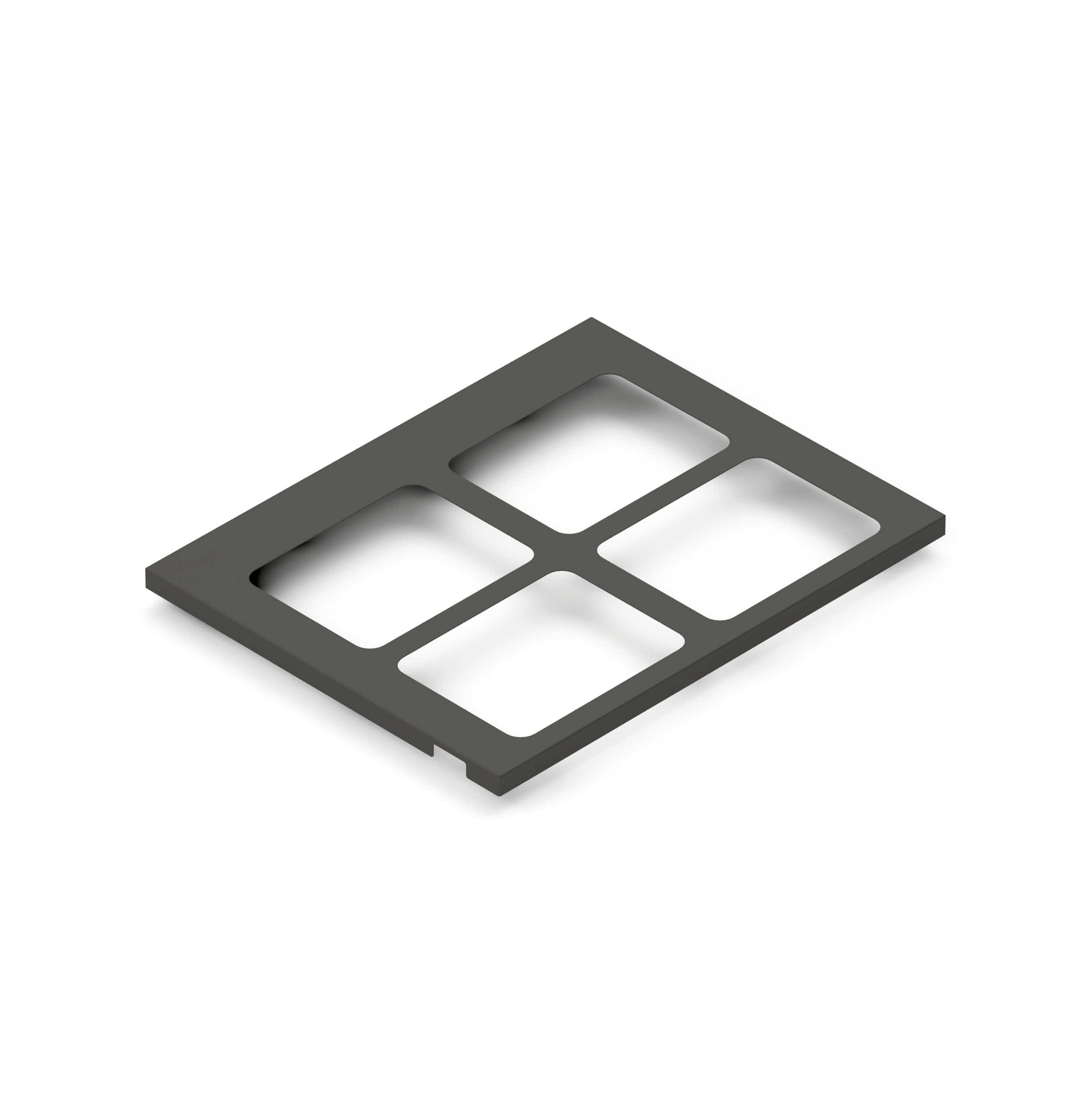 Toledo | Topramme til affaldssystem 60x45 Antracit Grå Theofils TF-630015 FINICC