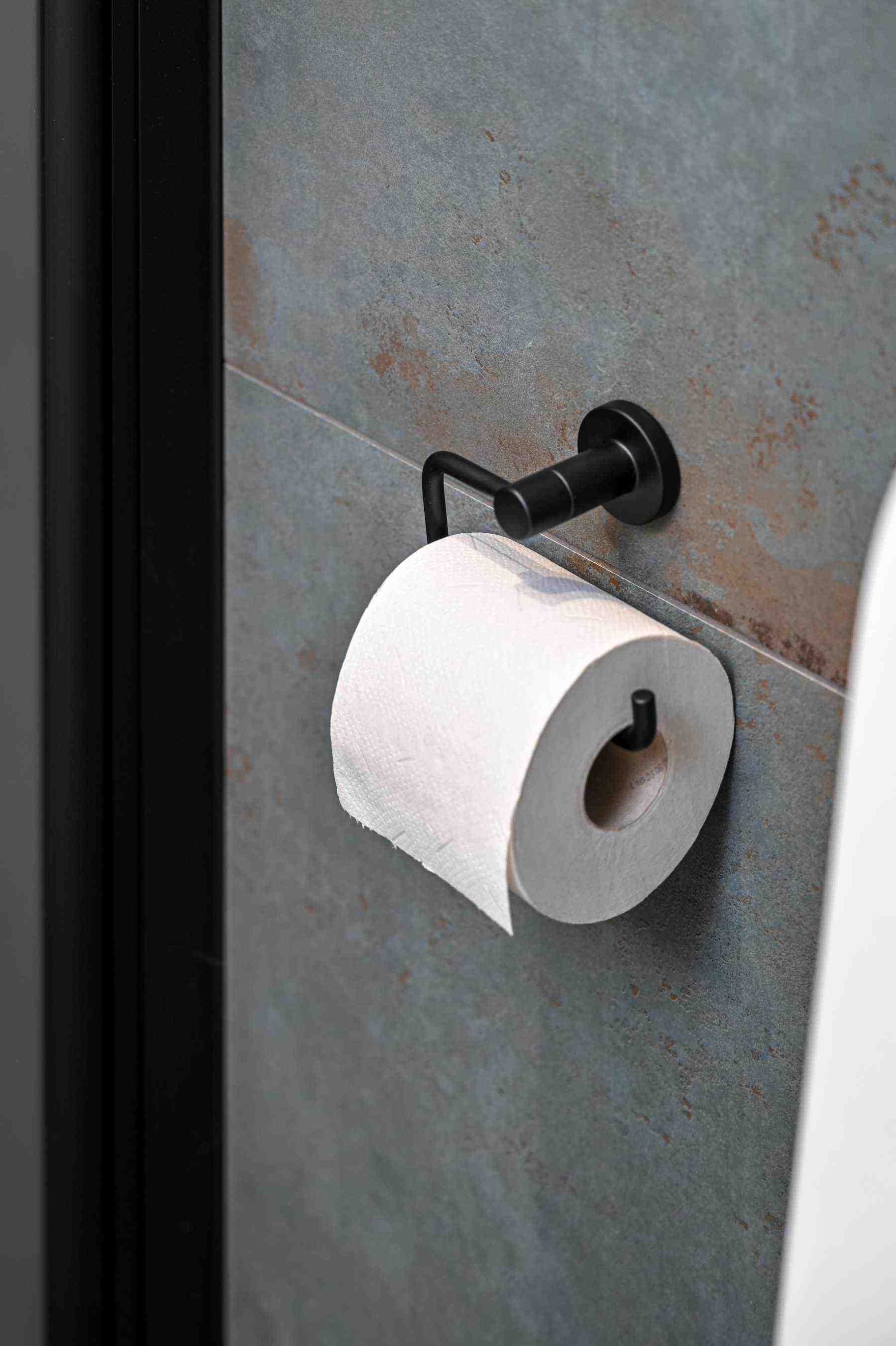 Toulon | Toiletrulleholder i Mat Sort Theofils TF-17000016 FINICC