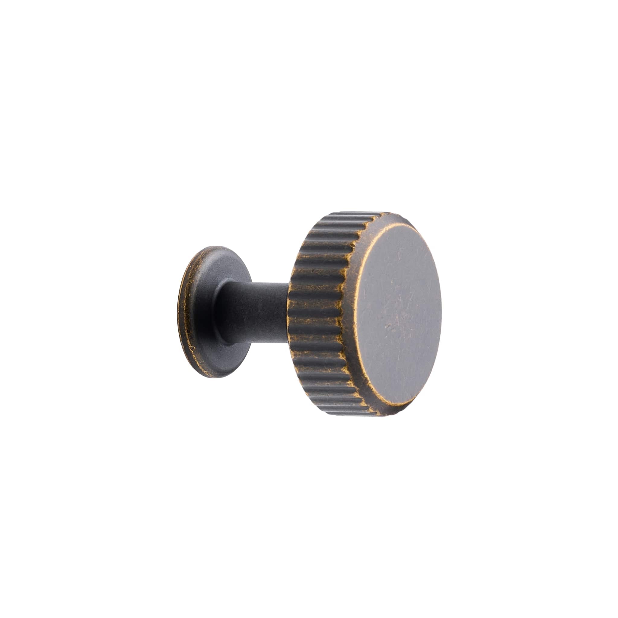 Villa Round | Knop i Antik Brun Ø 30 mm x D 20 mm Furnipart FINICC