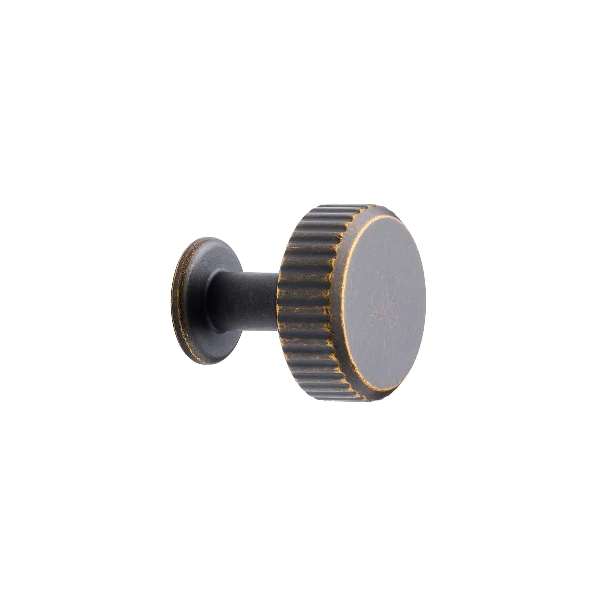 Villa Round | Knop i Antik Brun Ø 30 mm x D 20 mm Furnipart FP-552920030-23 FINICC