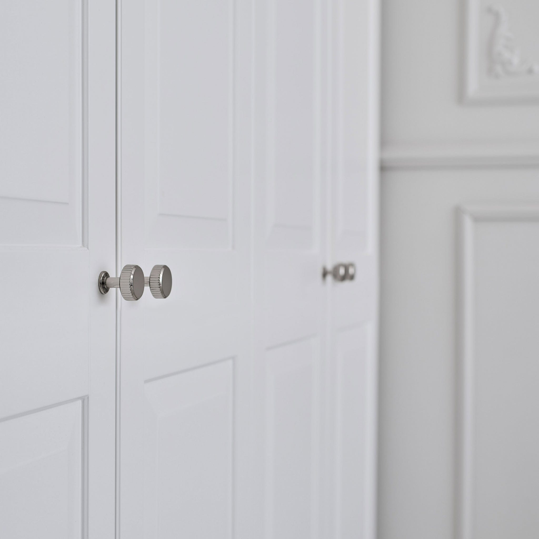 Villa Round | Knop i Blank Nikkel Ø 30 mm x D 20 mm Furnipart FINICC