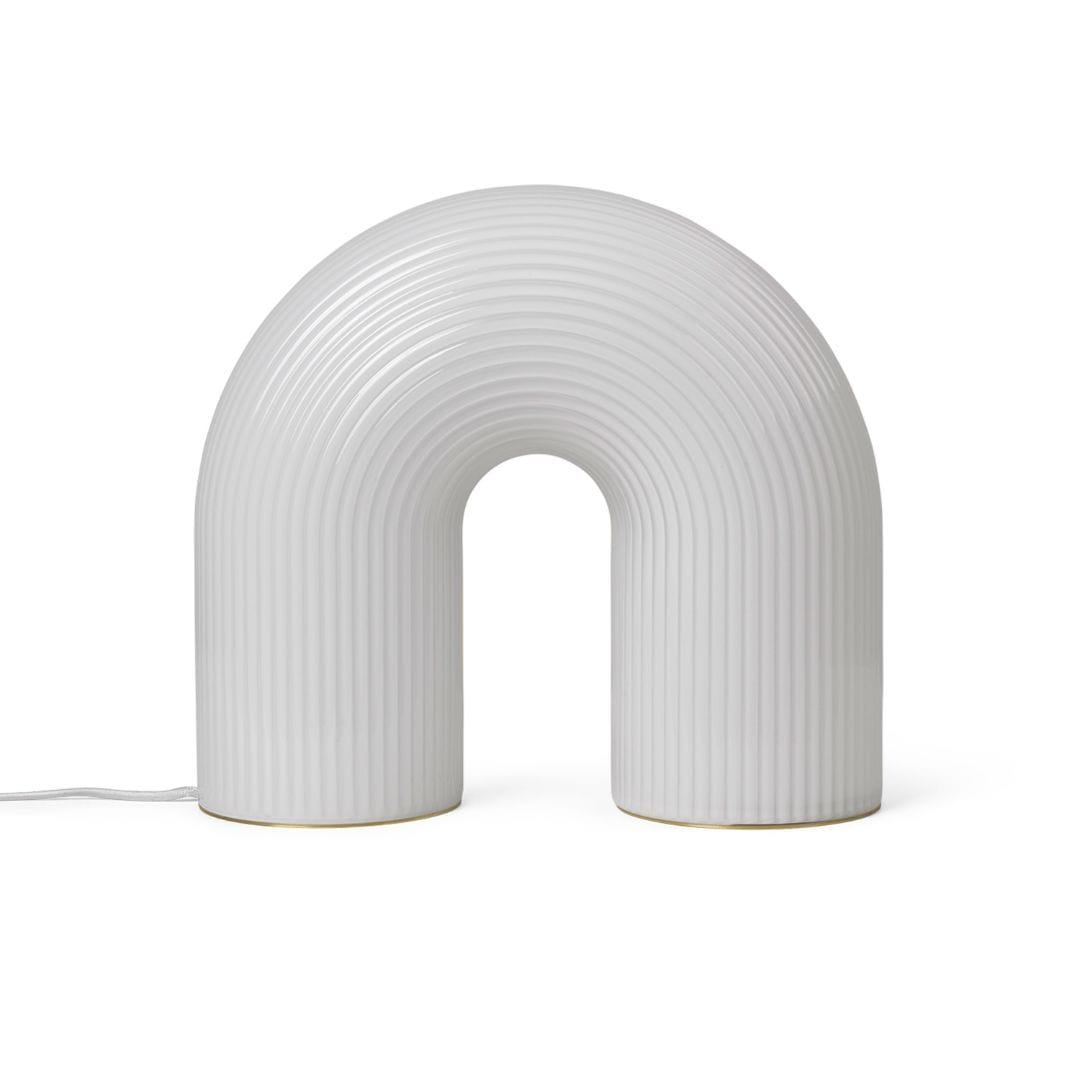 Vuelta Floor Lamp - White ferm LIVING FL-1104267278 FINICC