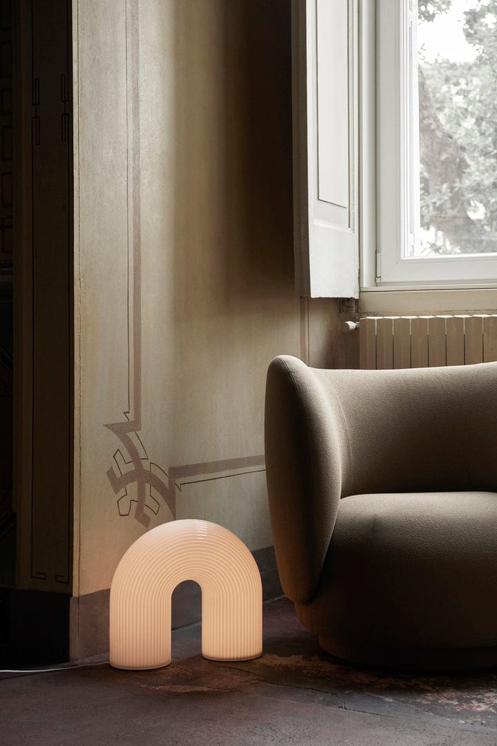 Vuelta Floor Lamp - White ferm LIVING FL-1104267278 FINICC