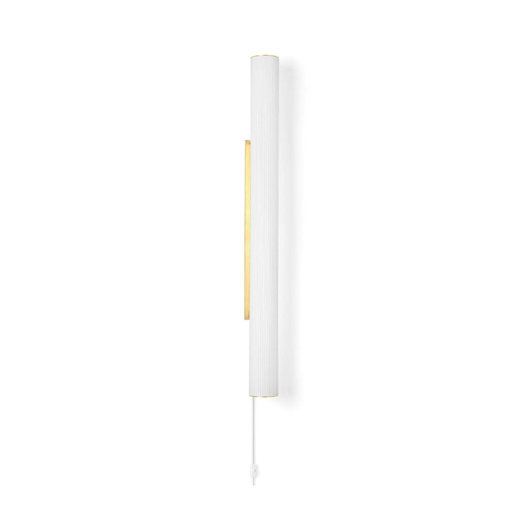 Vuelta Wall Lamp 100-White/Brass ferm LIVING FL-1104263778 FINICC
