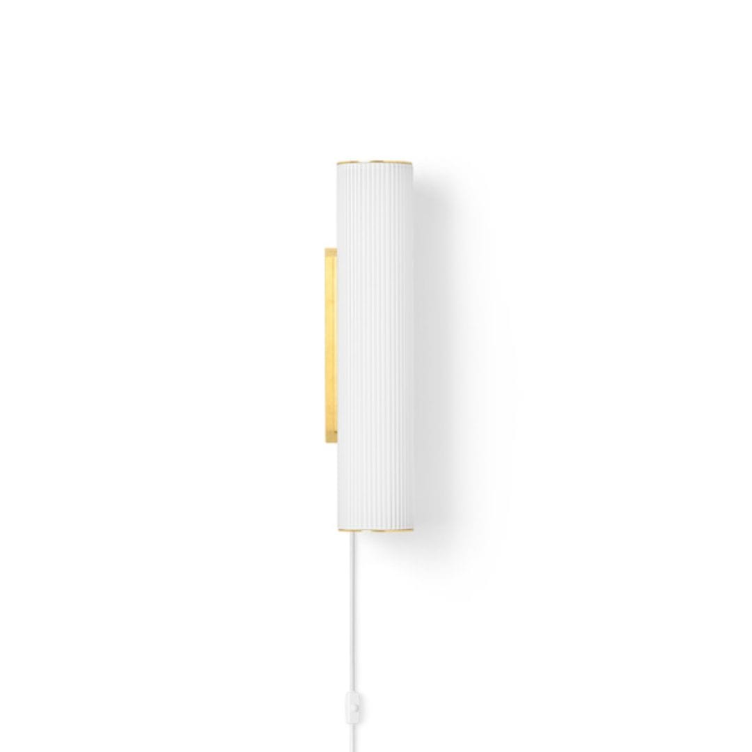 Vuelta Wall Lamp 40-White/Brass ferm LIVING FL-1104263776 FINICC