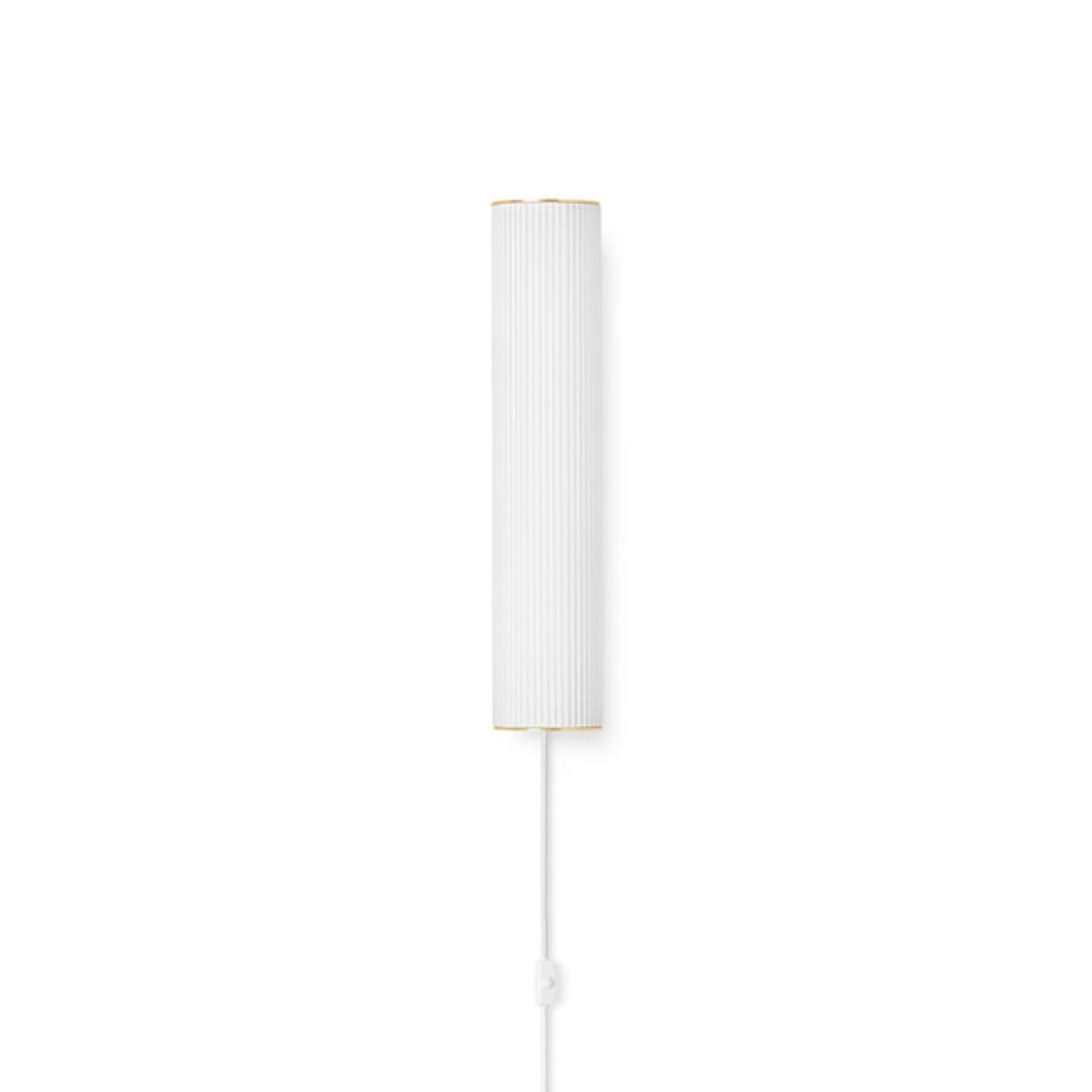 Vuelta Wall Lamp 40-White/Brass ferm LIVING FL-1104263776 FINICC