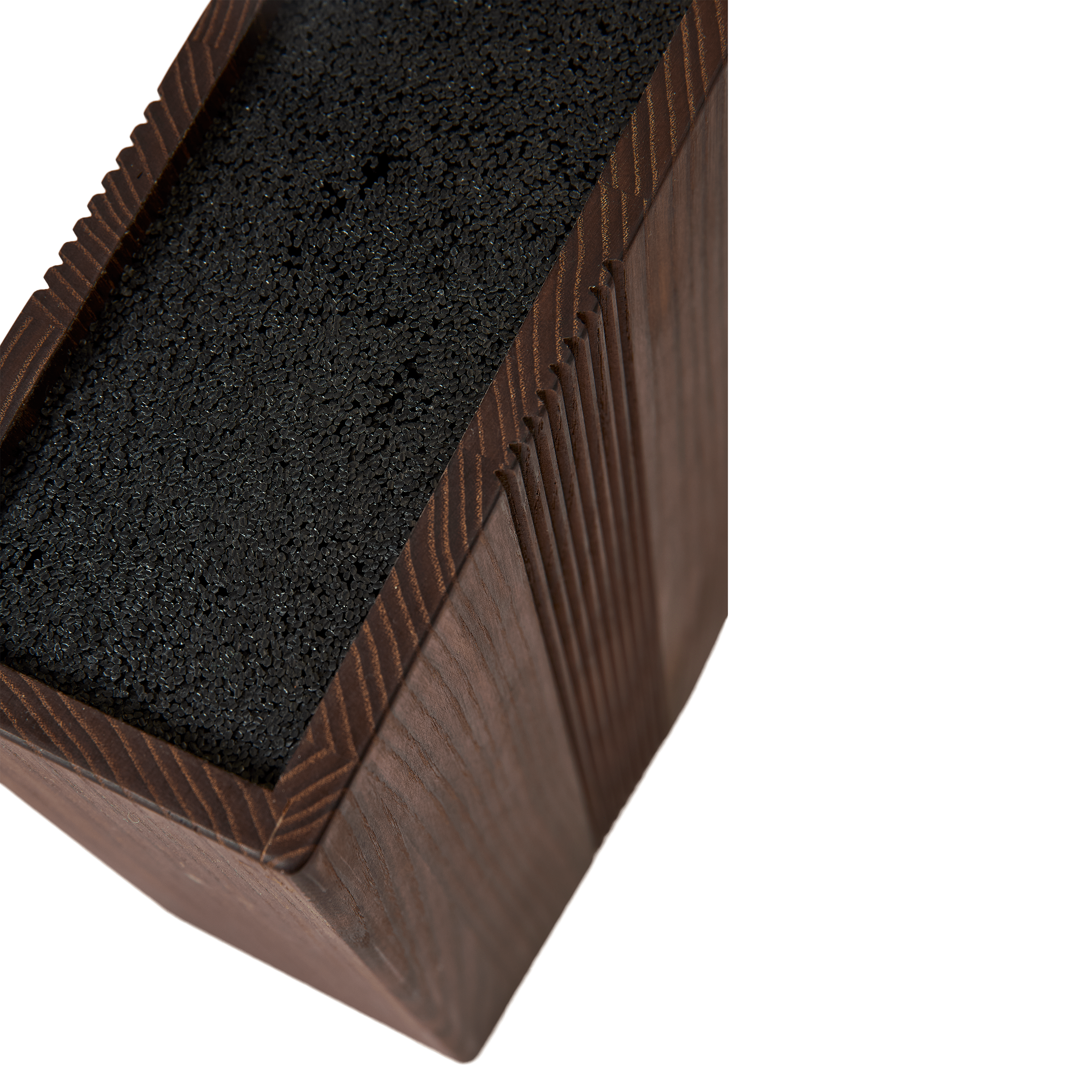 Yami | Knivblok i Mørk Ask H 28 cm x D 8 cm Muubs MU-9440002111 FINICC
