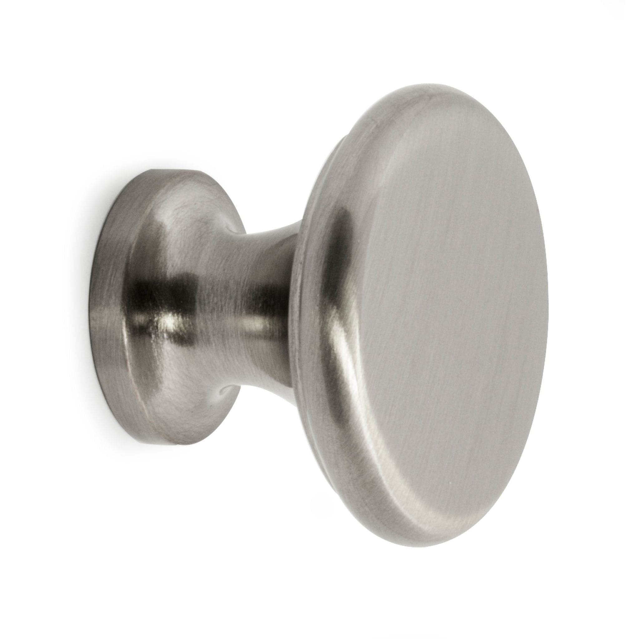 Adrian | Knop i Børstet Nikkel Ø 38 mm Habo HB-100114 FINICC