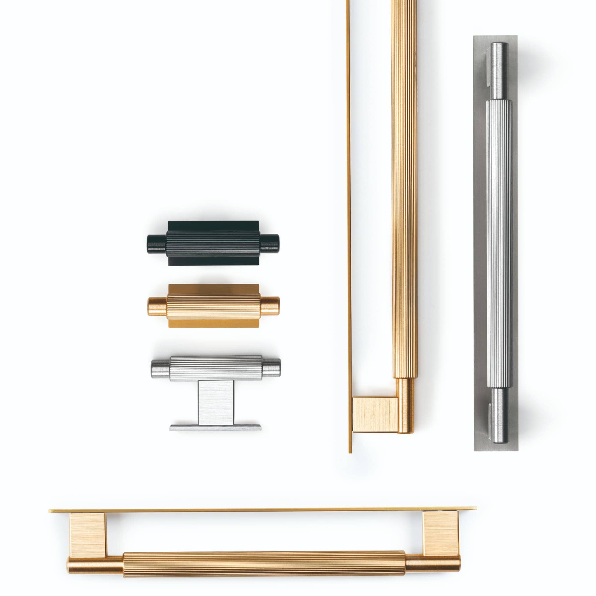 Arpa T Back | Greb/Knop i Rustfrit Stål Finish L 70 mm x D 37 mm Viefe FINICC