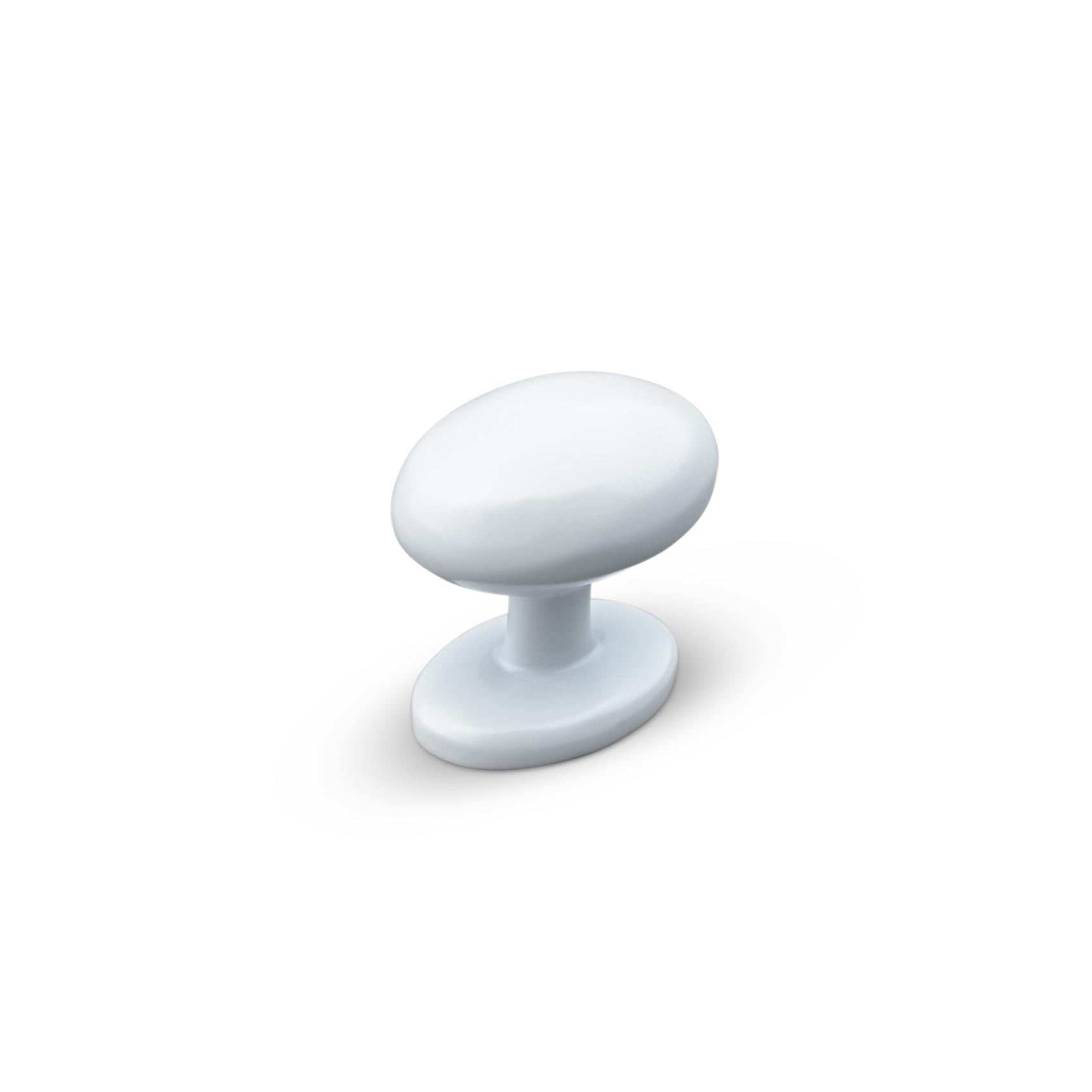 Atri | Knop i Mat Hvid L 35 mm x D 25 mm Theofils FINICC