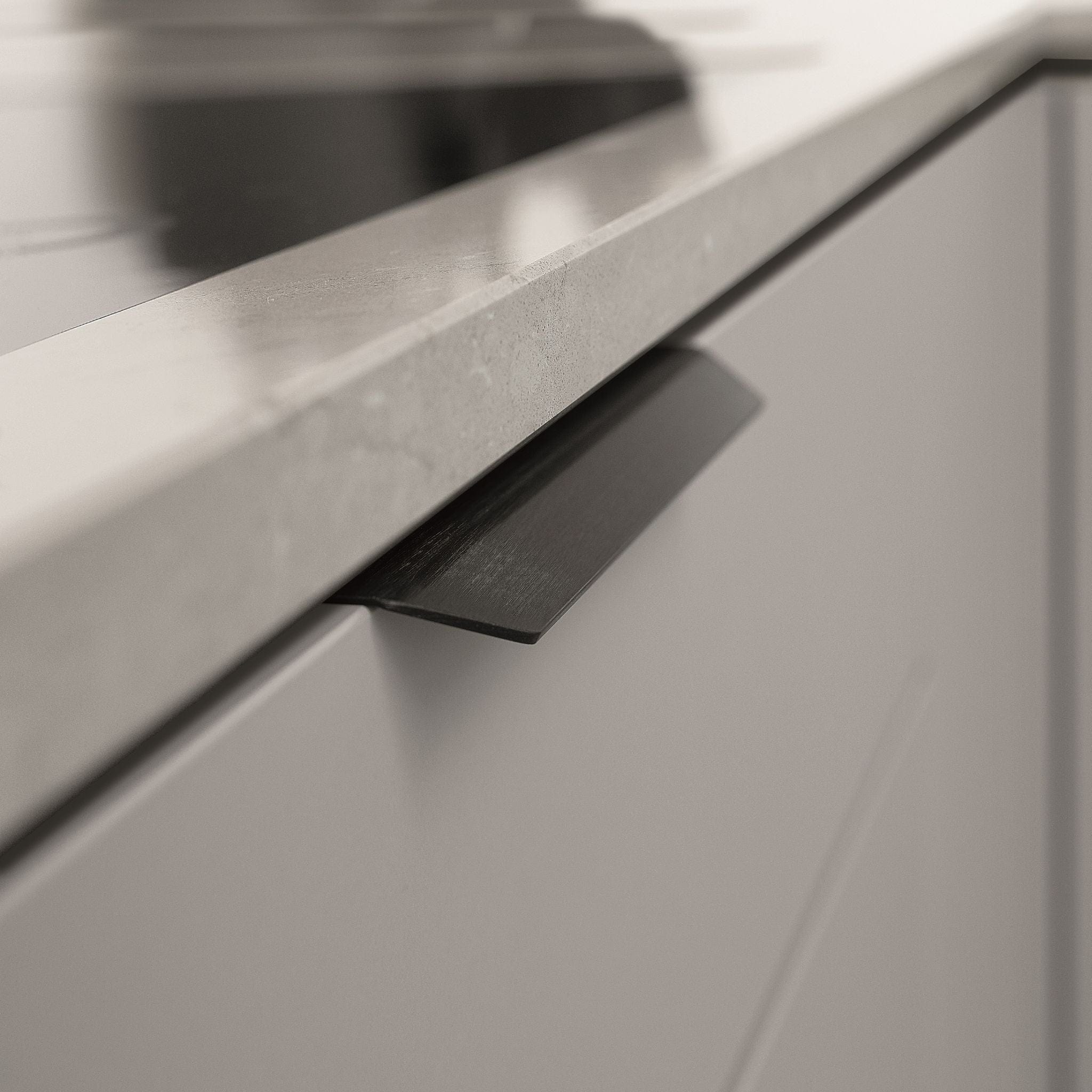 Blaze 2 | Greb i Børstet Mat Sort Furnipart FINICC