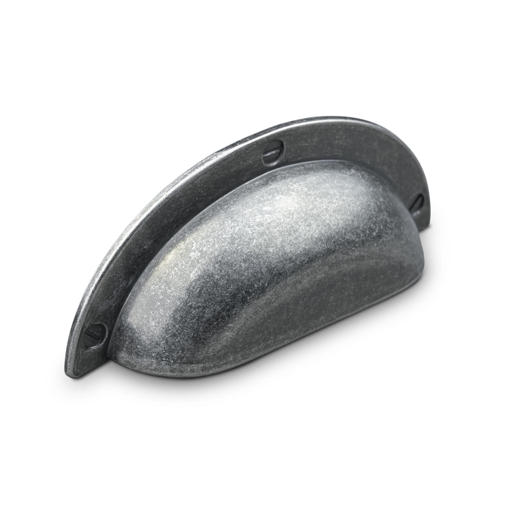 Conti | Skålgreb i Antik Tin L 95 mm (C/C 64 mm) Theofils FINICC