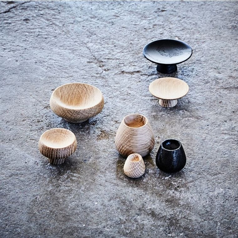 Cork | Møbelknop eller Knage i Sortbejdset Træ The Oak Men FINICC