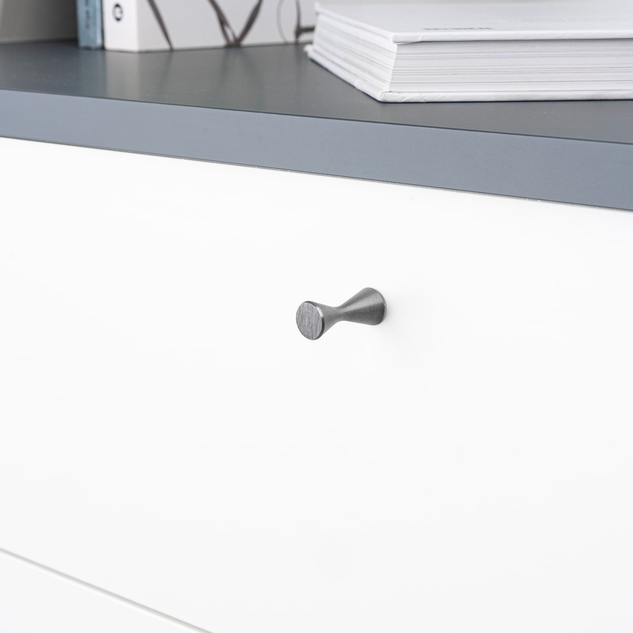 Diabolo | Knop i Rustfrit Stål Finish Ø 13,5 mm x D 31 mm Viefe FINICC