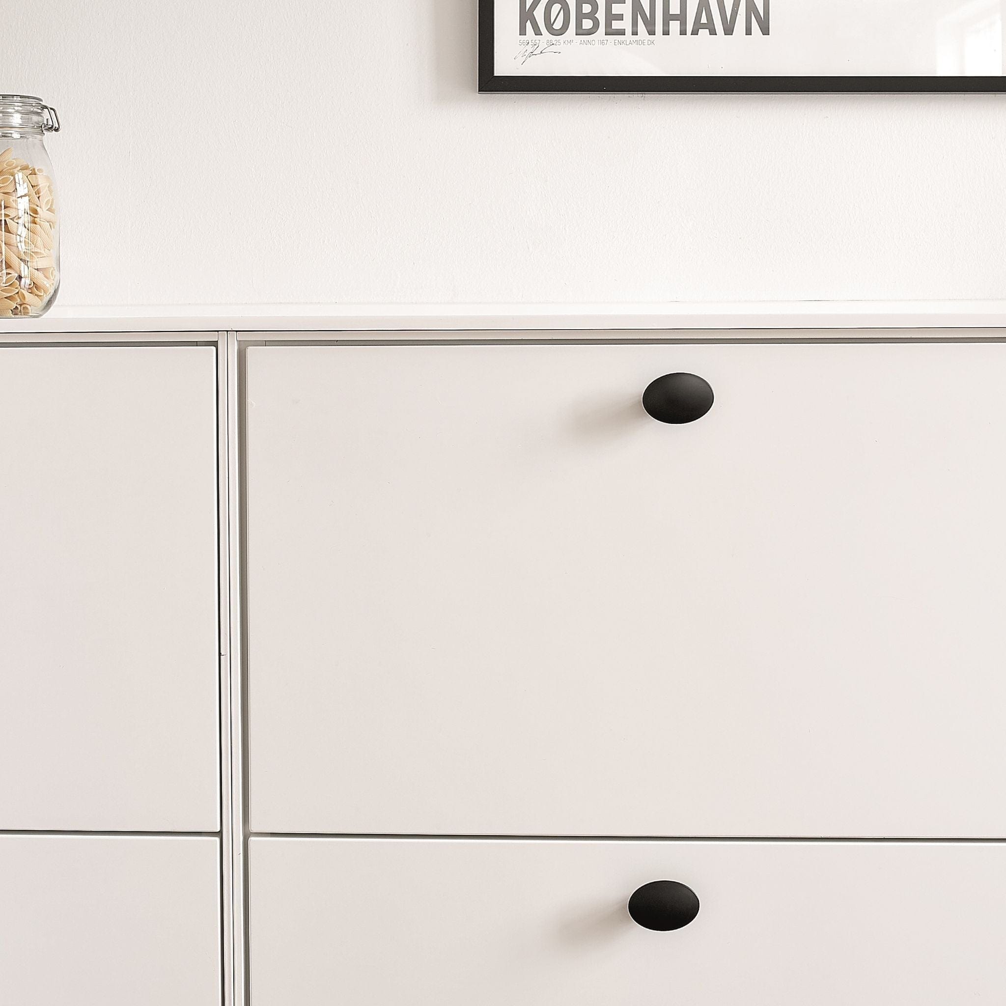 Dome | Knop i Mat Sort Ø 49,8 mm Furnipart FP-546960050-99 FINICC